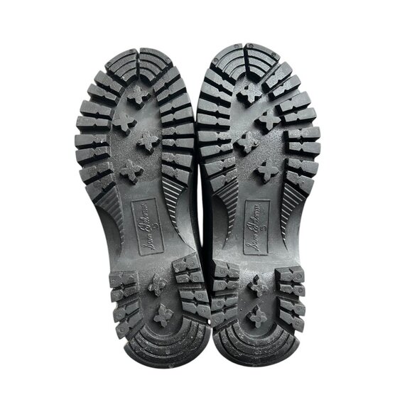 Sam Edelman Lessie Tall Rain Boots With Shearling Lining Black Waterproof Size 5 - Picture 7 of 9